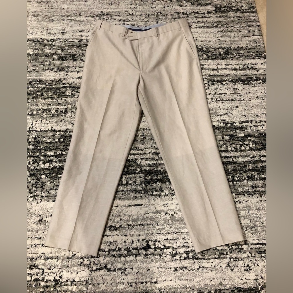 Hart Schaffner Marx wool/linen pants